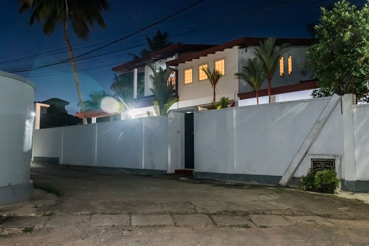 Front view of Ja-Ela Serenity Villa